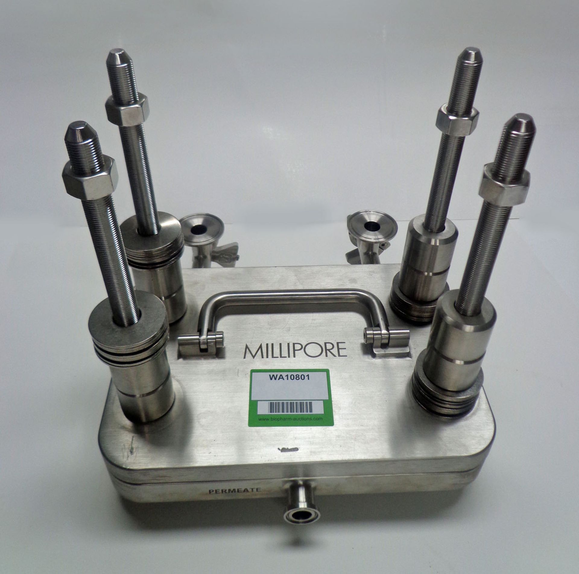 Stainless steel millipore valve