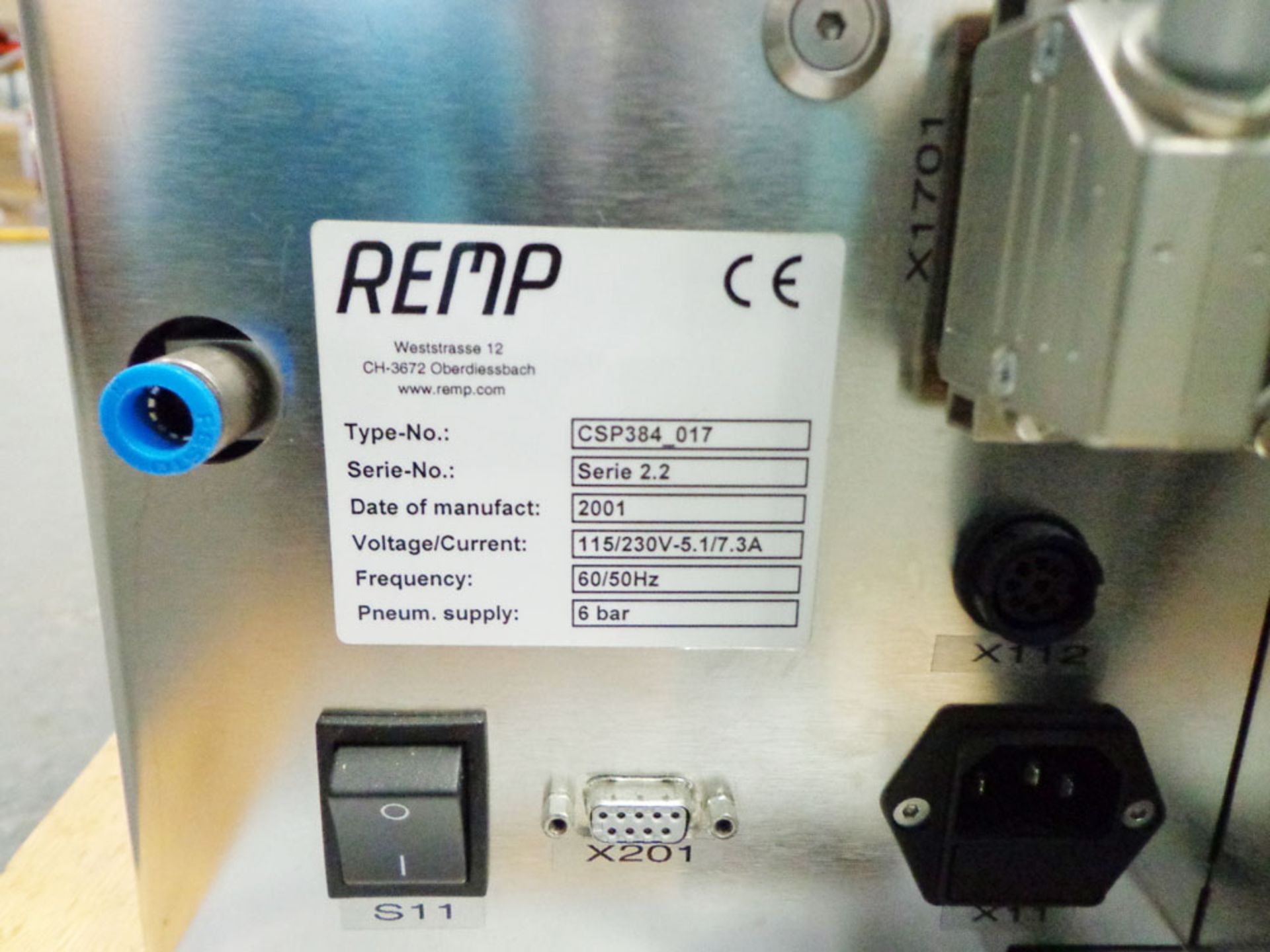 Brooks Life Science Systems Remp CSP384 Tube Sealer, Serie 2.2. - Image 5 of 7