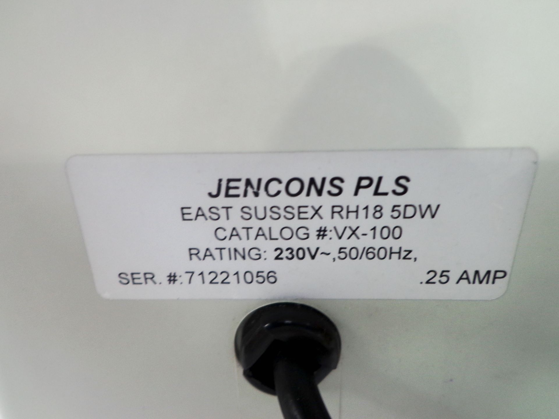 JENCONS Whirlmix VX 100, S/N;71221056 - Image 2 of 3