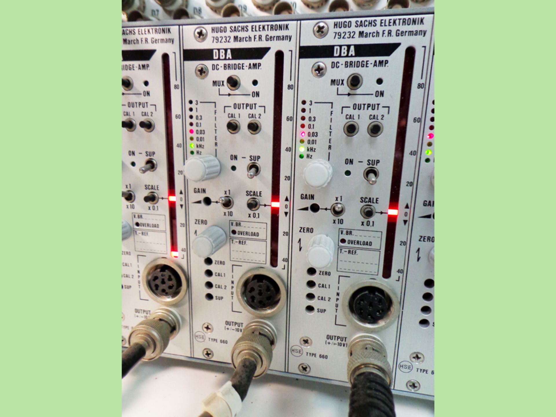 Hugo Sachs Elektronik Basic DBA 660 Amplifier System, S/N 02539 - Image 4 of 10