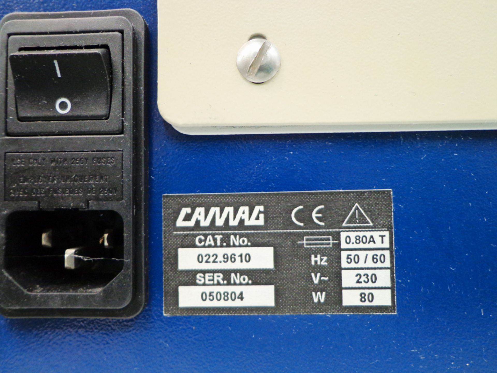 Camag Reprostar 3 Documentation Densitometry, Cat.No. 022.9610, with Hitachi Colour Video Camera, - Image 10 of 11