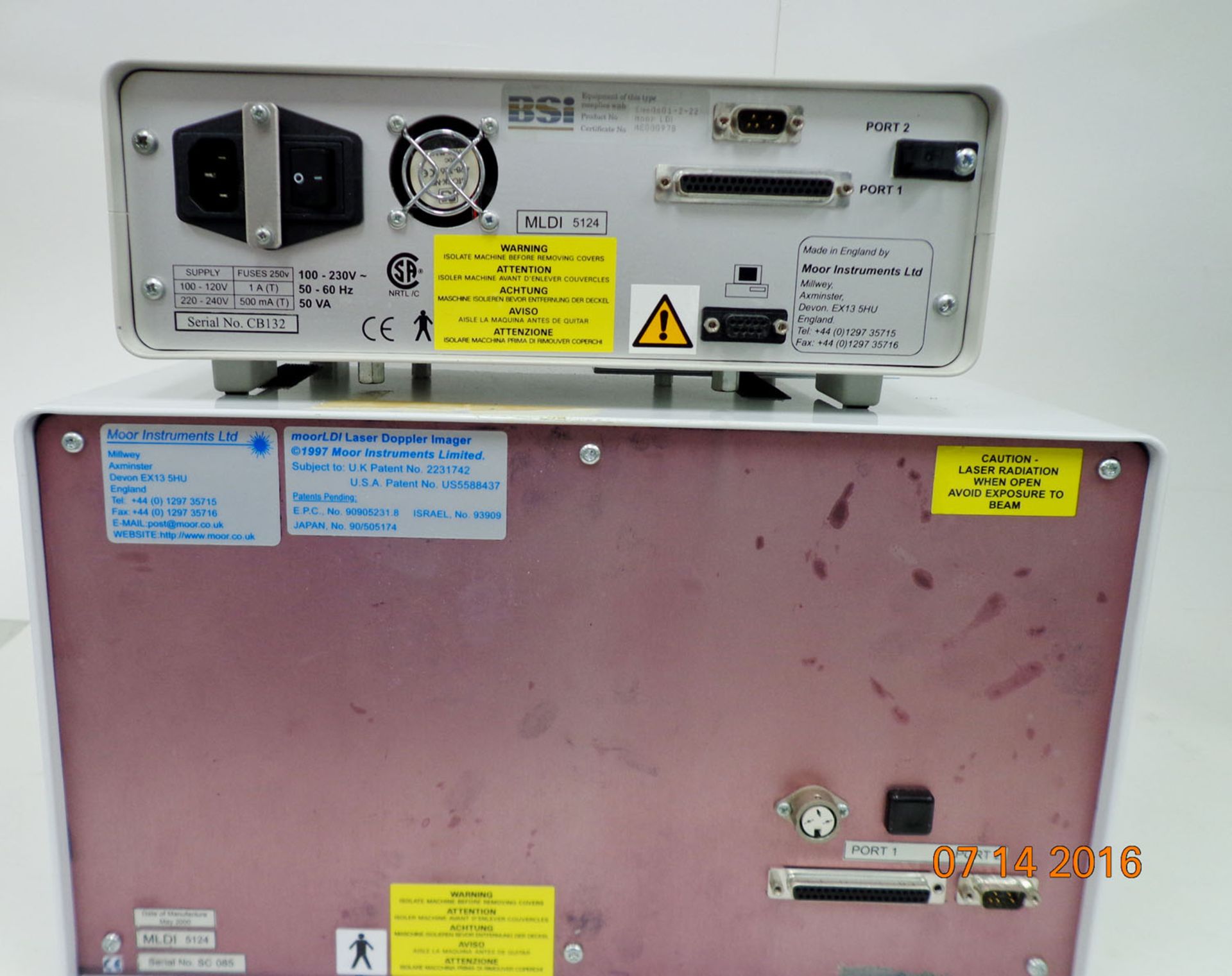 Moor Instruments MoorLDI Laser Doppler Imaging system, S/N CB132 - Image 4 of 4