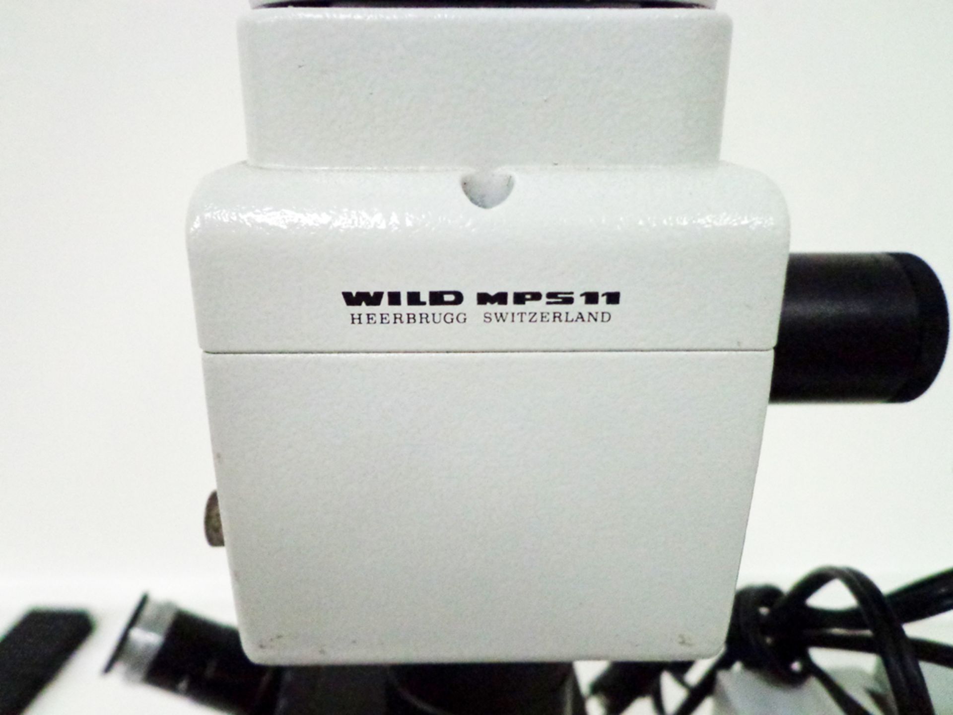 Leitz Diavert Phase Contrast Inverted Binocular Microscope with Wild (polaroid) MP511 Camera with - Image 16 of 17