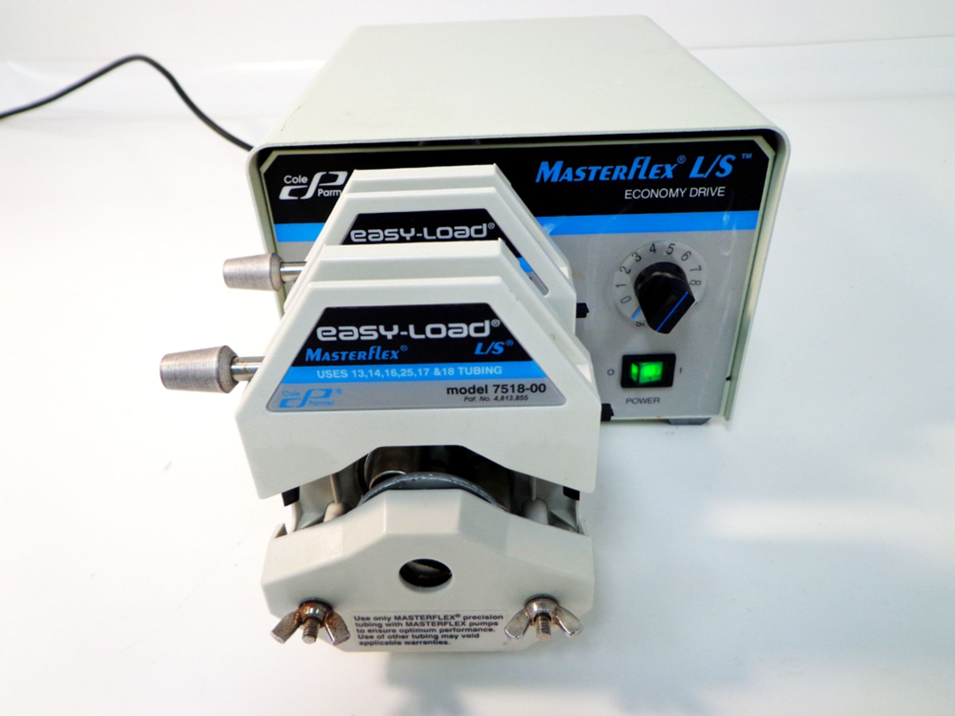 Masterflex L/S Economy Drive Peristaltic Tubing Pump, Model 7554-85 with Masterflex L/S Easy-Load - Image 2 of 4