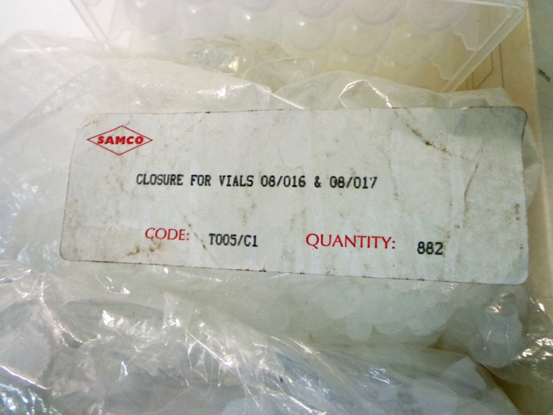 Assorted Disposable Glass Pipettes, Vial Closures and Sundries. - Image 7 of 9