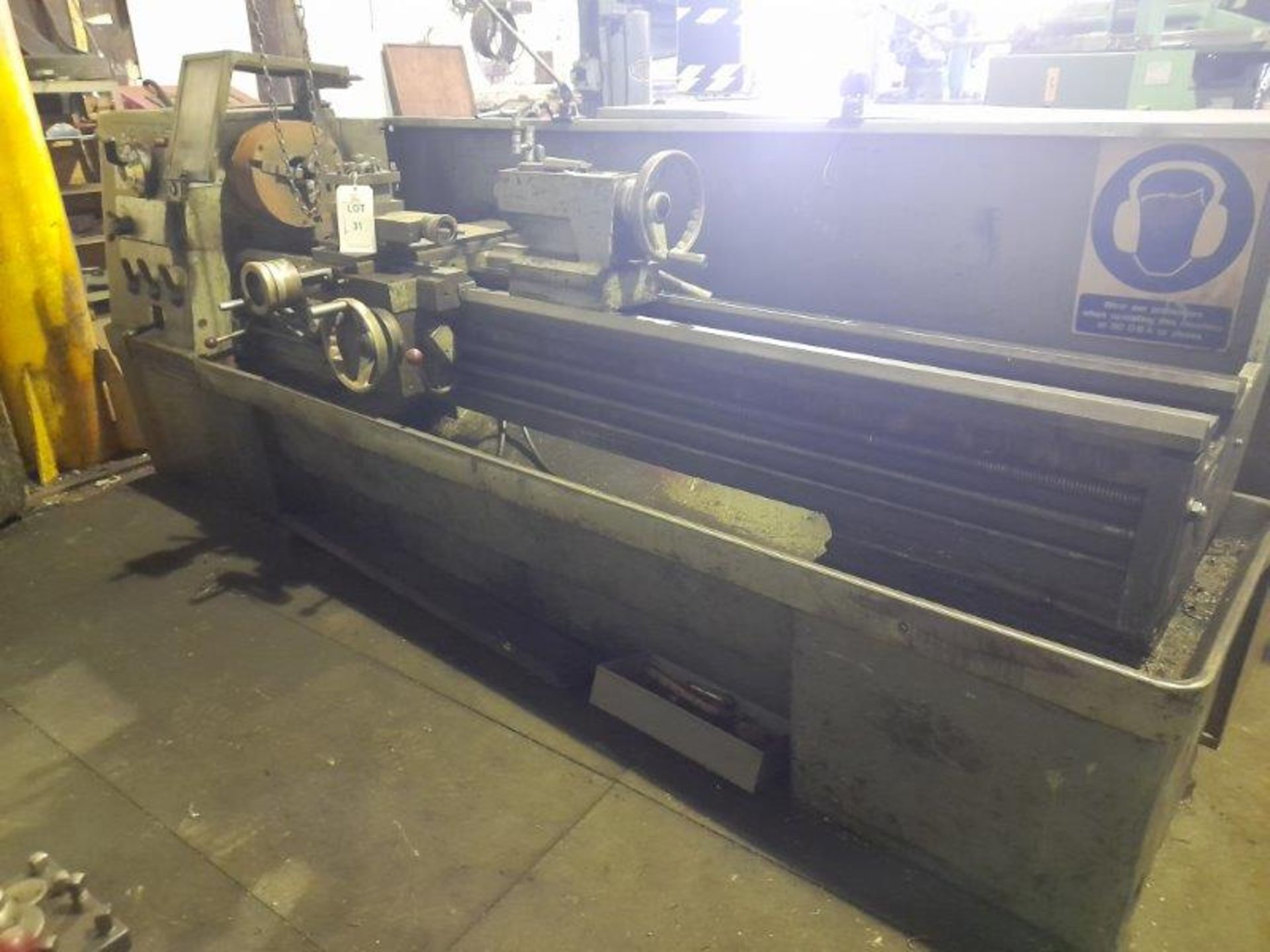 Colchester Mascot 1600 gap bed lathe, Serial No: 7/0005/05243 with 84" between centres, fitted 3 jaw