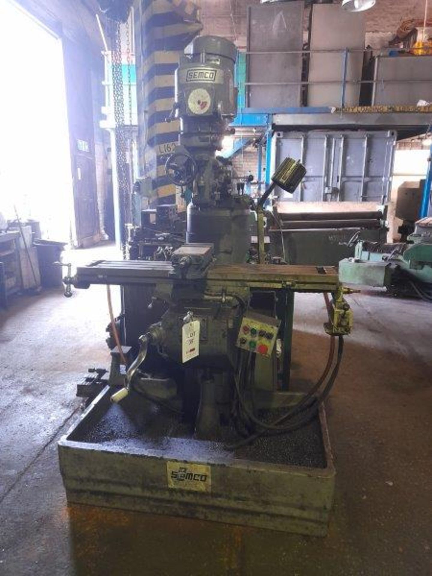 SEMCO LC-1½ VS Turret Milling Machine, Serial No: 00226734 with 50" and 90" table, (No DRO), - Image 2 of 3