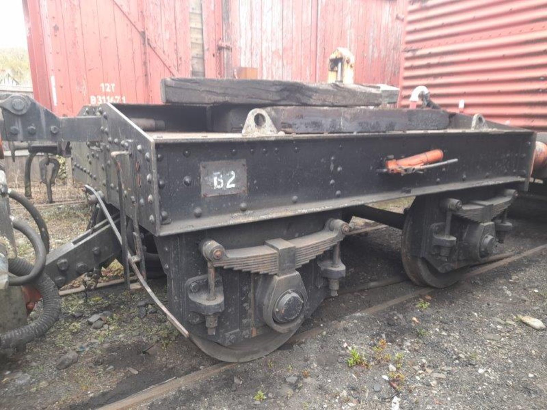 Cowans Sheldon 50-ton rail mounted crane on 3 bogies.Serial no. ADRC96718 (The record of thorough - Image 6 of 12