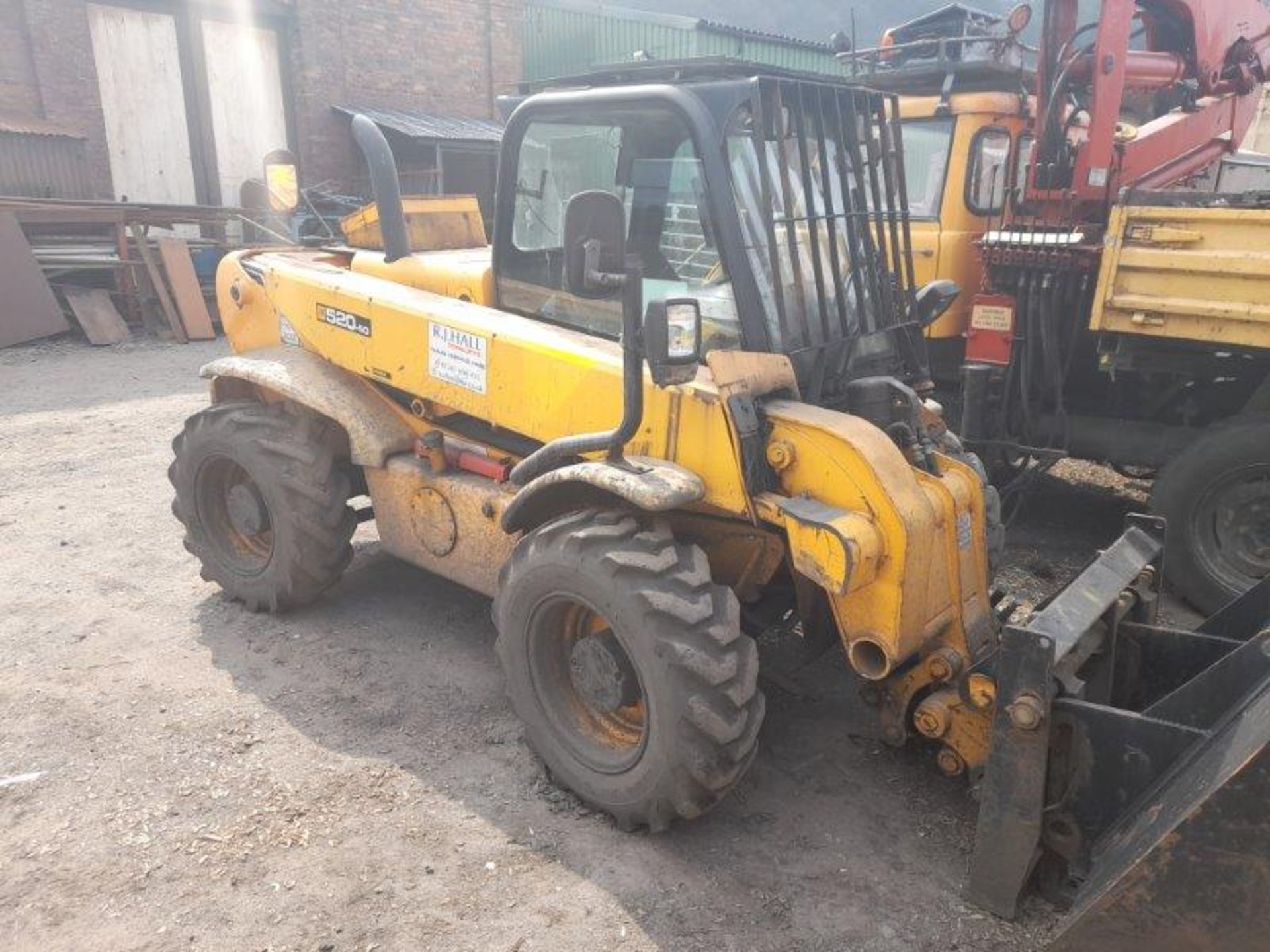 JCB Loadall 520-50 telehandler, Reg No: KX60GFT, recorded hours: 3,174, with fork attachment. - Image 2 of 7