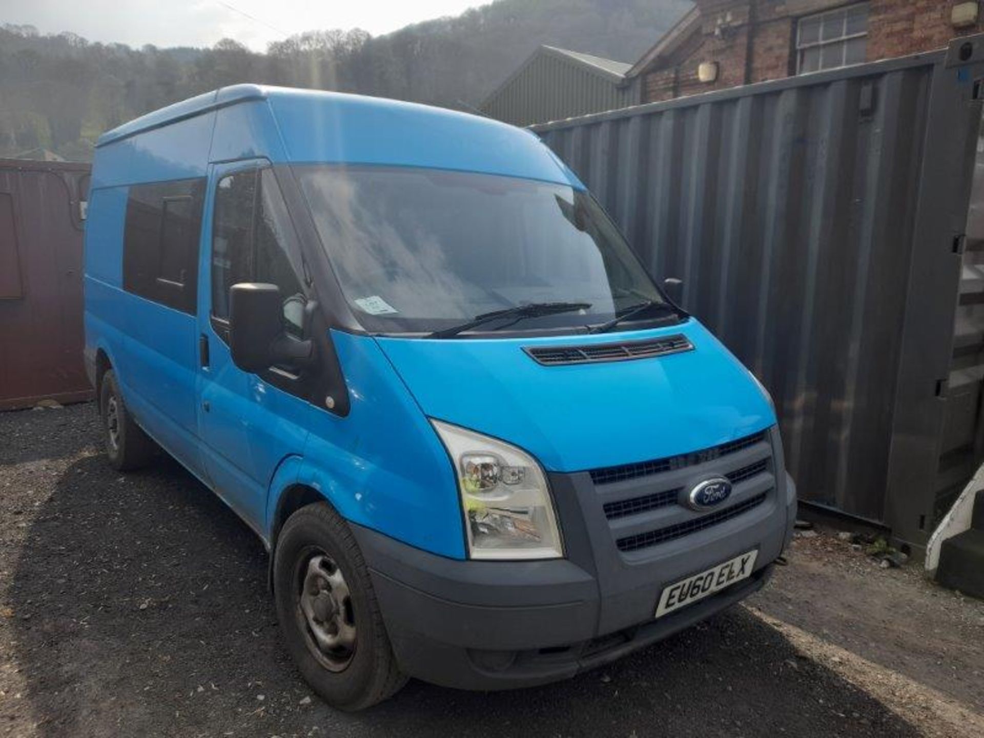 Ford Transit 330 MWB diesel TDCi 115ps medium roof van with windowed slide doors and 2 fitted