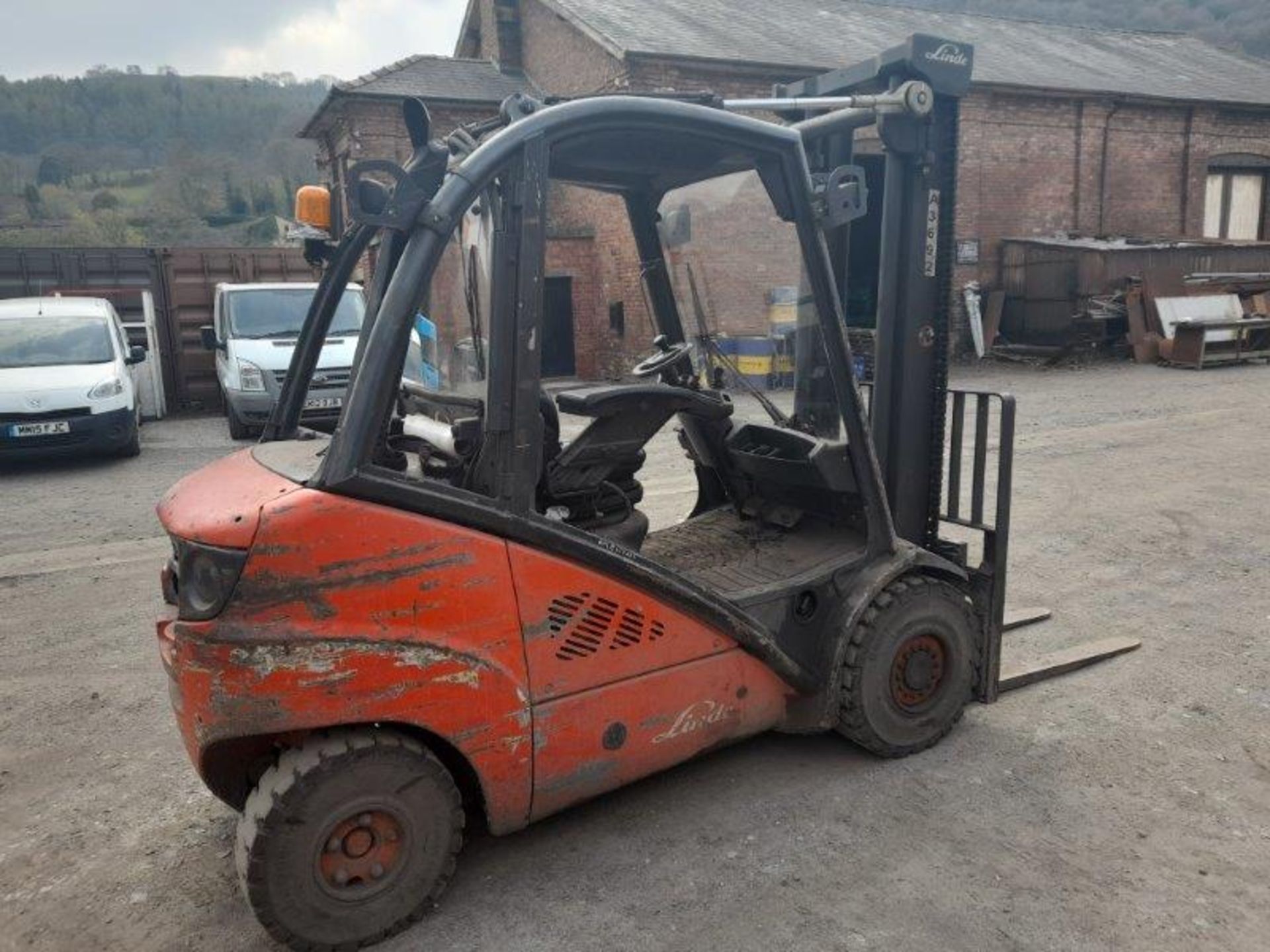 Linde H30D diesel driven counter balance fork lift truck, Serial No: H2X393W04635 (2007), max - Image 3 of 4