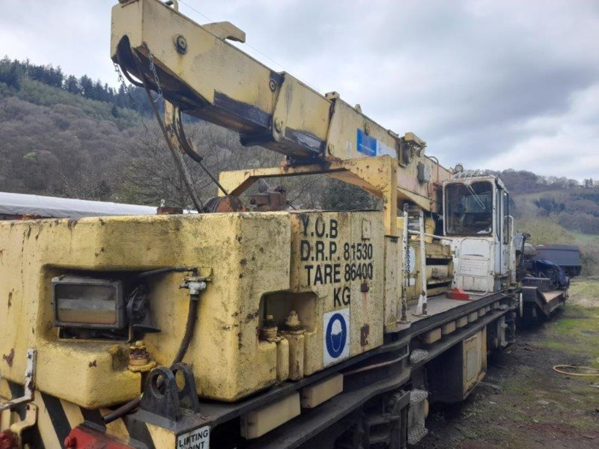 Plasser Thurer type GPC 12/6 12-tonne general purpose rail crane. Serial no.103-28 (1981) (Advised - Image 6 of 10