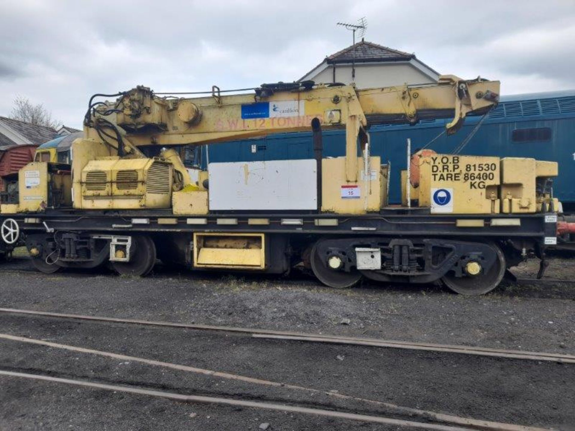 Plasser Thurer type GPC 12/6 12-tonne general purpose rail crane. Serial no.103-28 (1981) (Advised