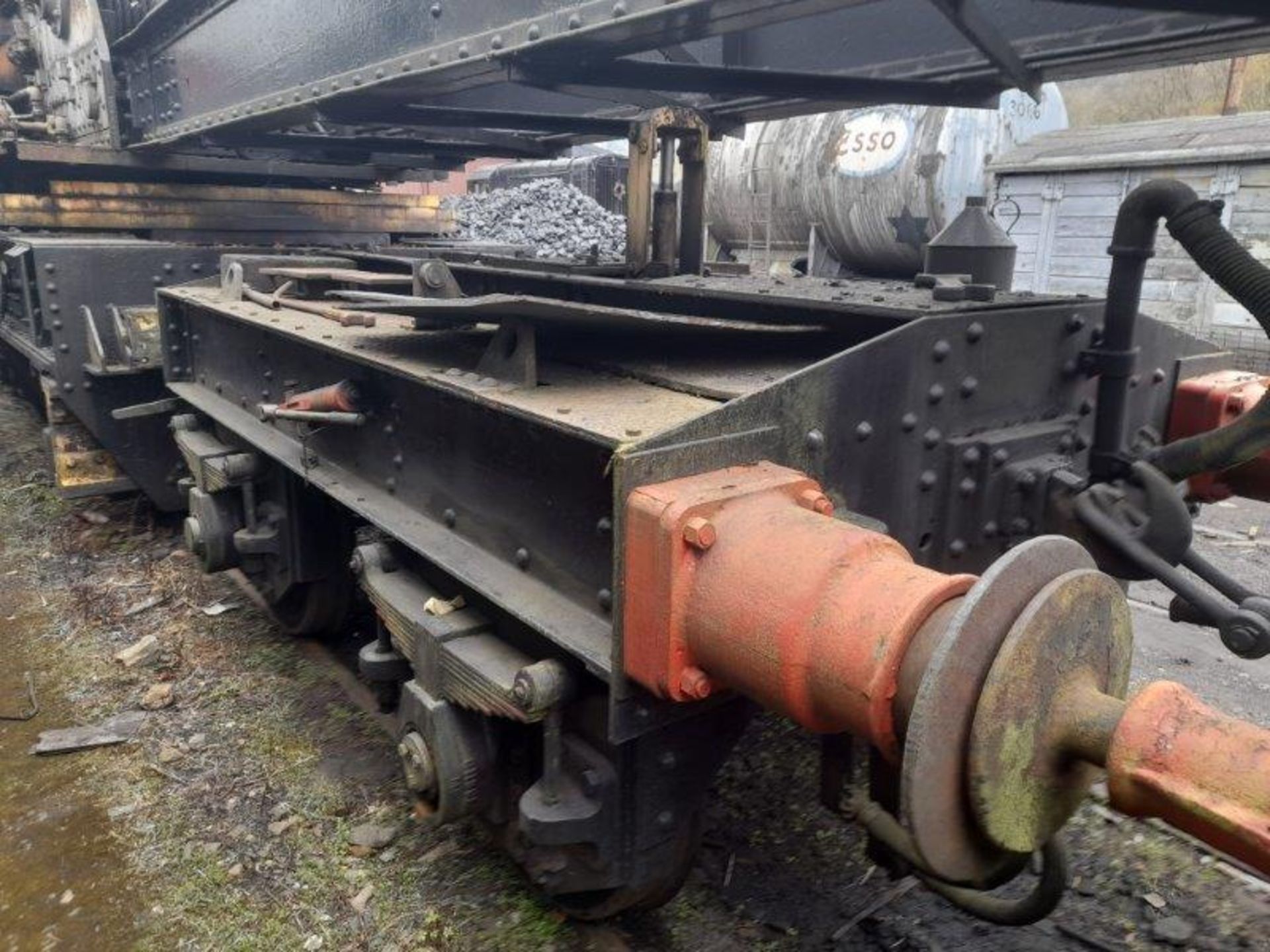 Cowans Sheldon 50-ton rail mounted crane on 3 bogies.Serial no. ADRC96718 (The record of thorough - Image 7 of 12