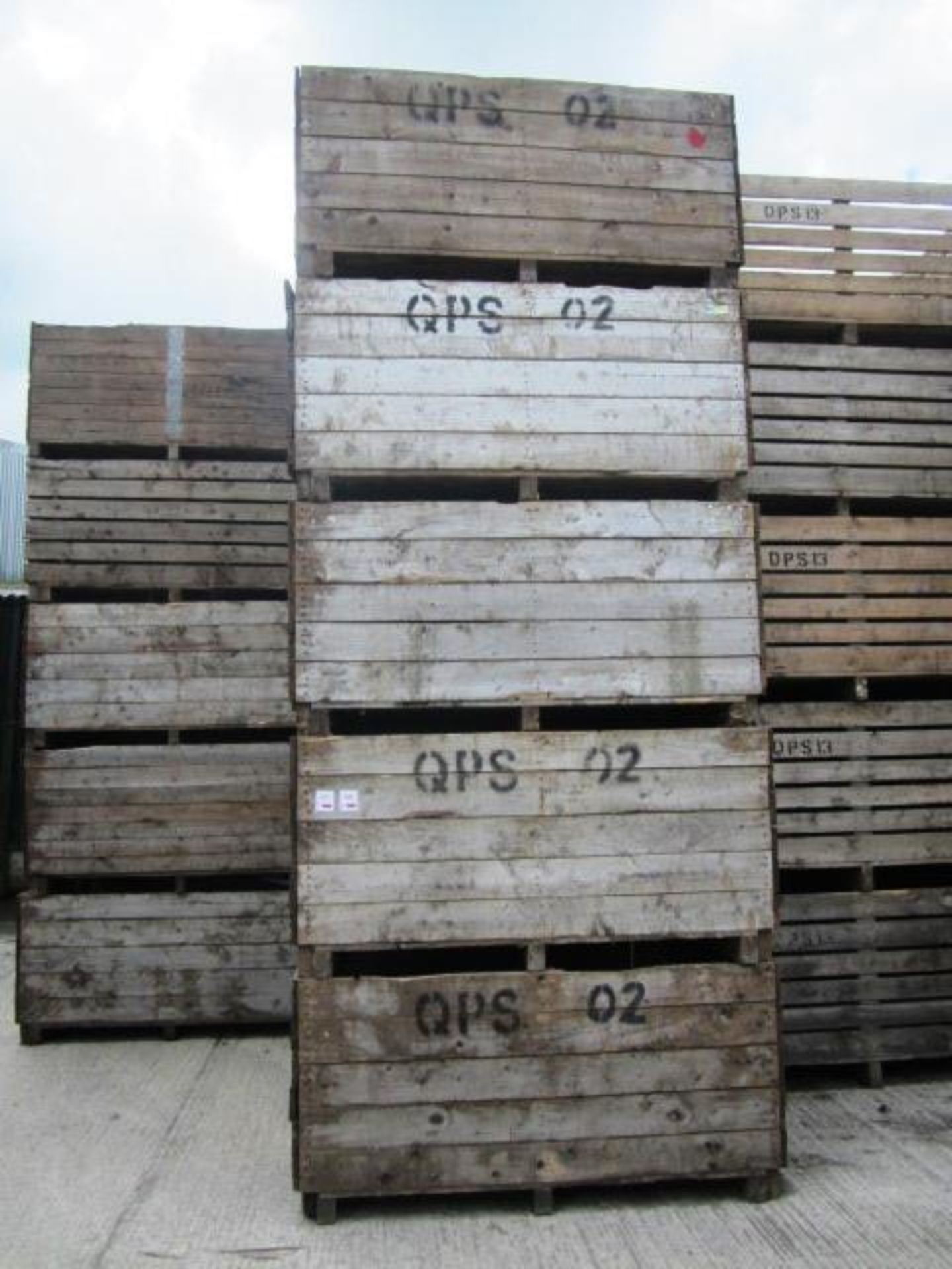 Fifteen various potato boxes, as lotted (Please Note: Purchaser will be required to provide us