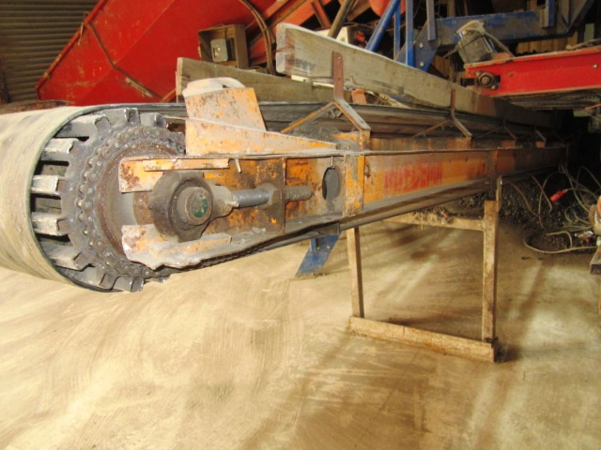 Seed potato sizing, grading and cleaning line including - Miedema type SB55 mobile receiving hopper, - Image 16 of 19