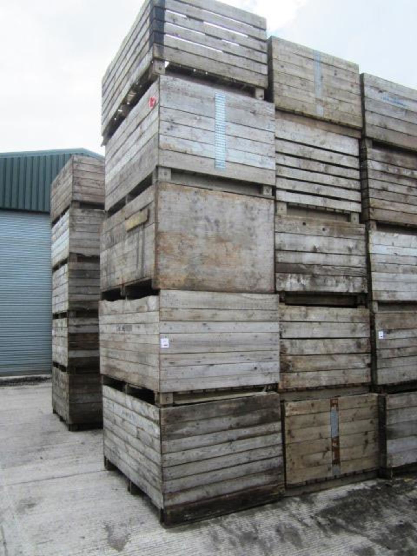 Ten various potato boxes, as lotted (Please Note: Purchaser will be required to provide us with an