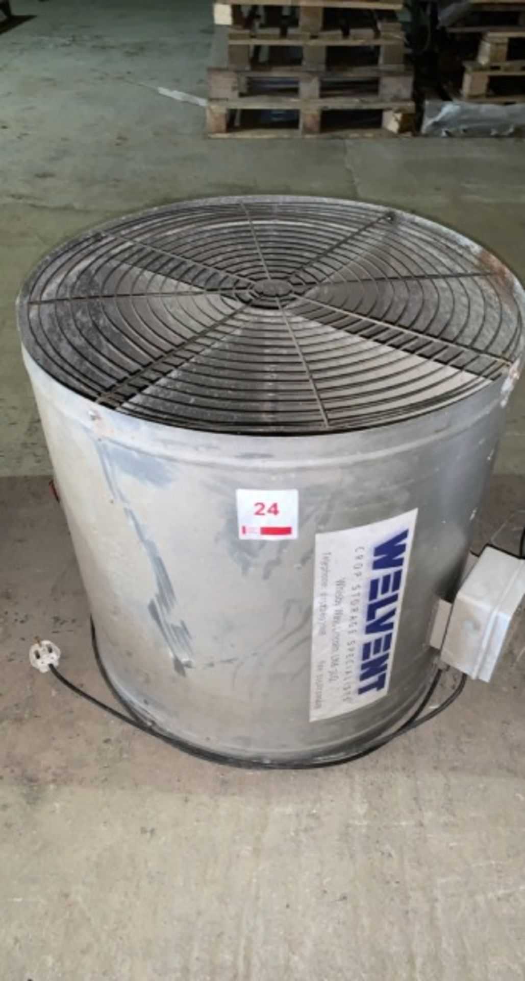 Welvent industrial fan, 240v