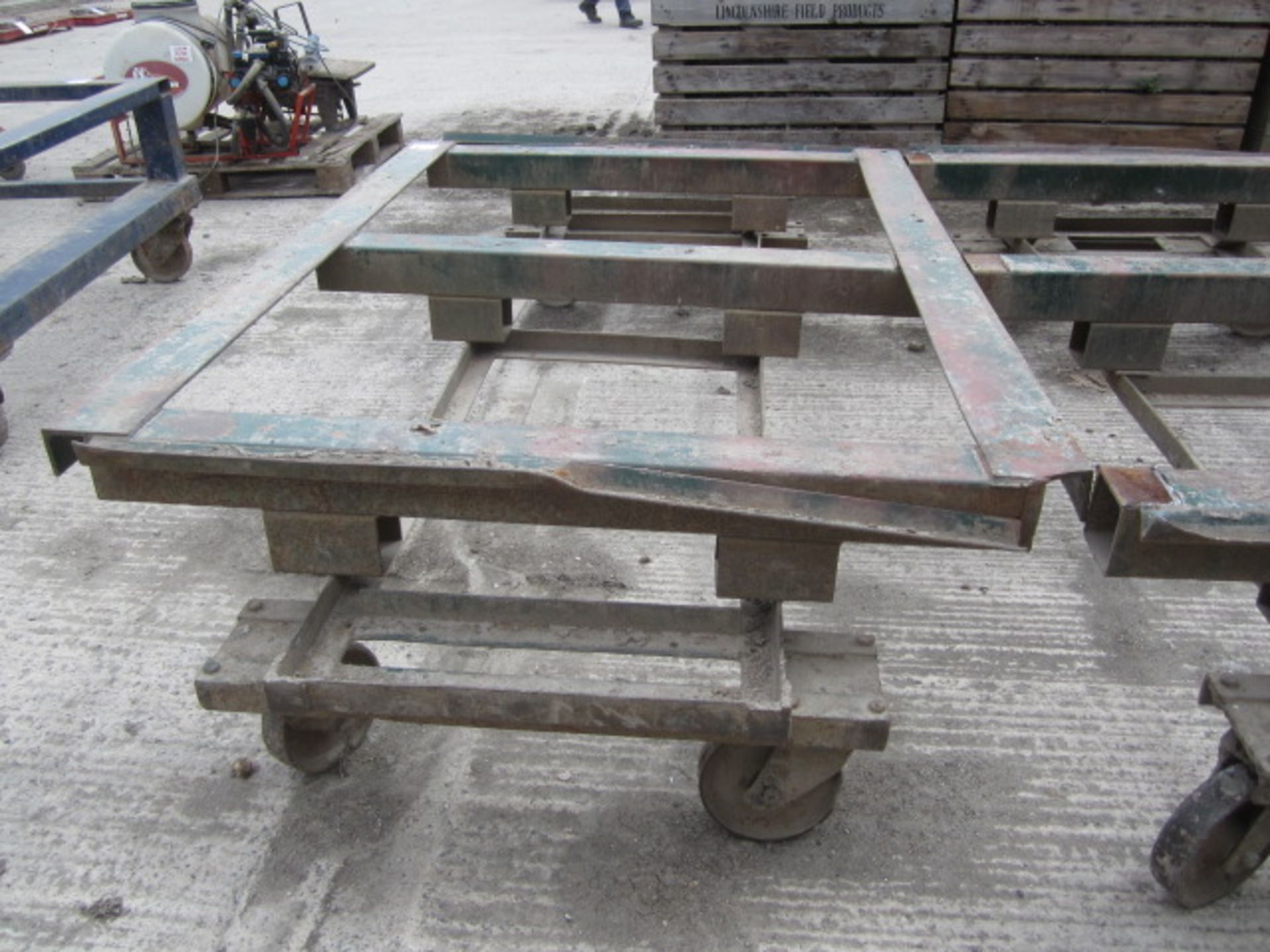 Two potato box trolleys, approx. size: 72" x 54" - Image 5 of 6