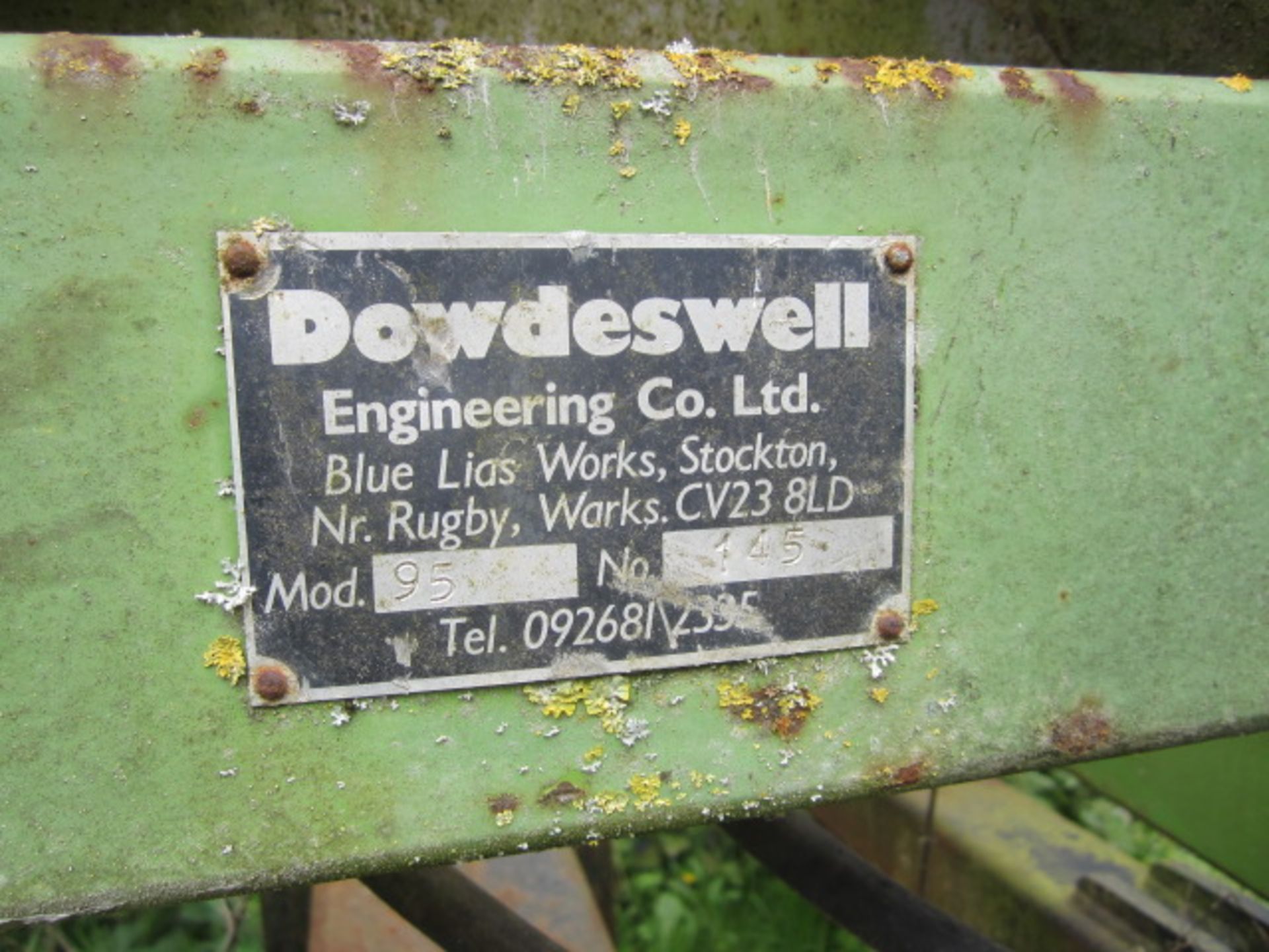 Dowdeswell Model 95 adapted bed splitter, s/n 145 - for spares or repair (Please Note: Purchaser - Image 7 of 7