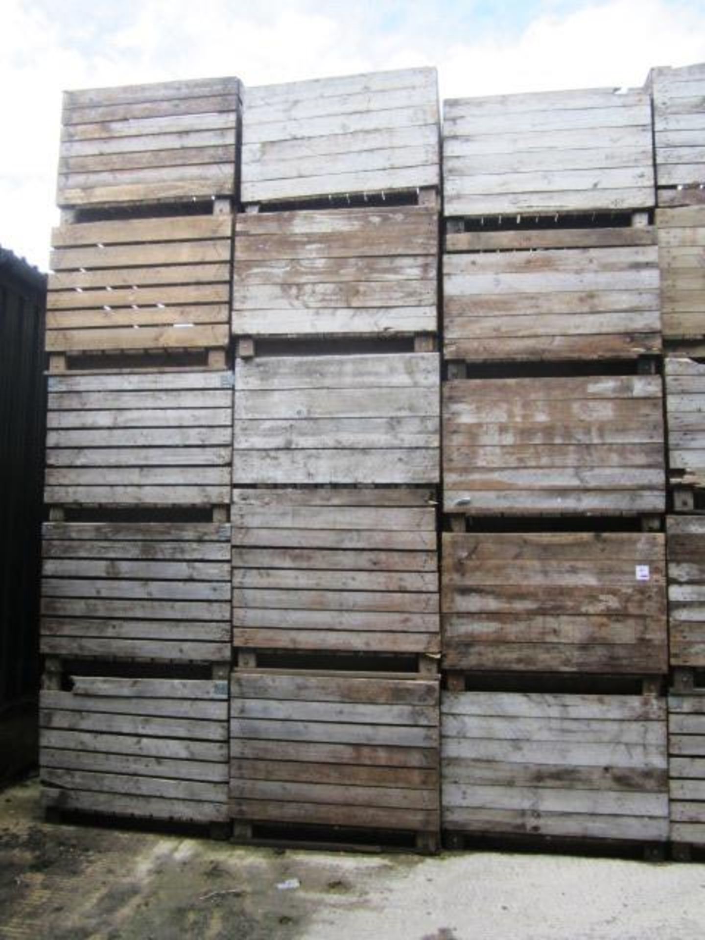 Fifteen various potato boxes, as lotted (Please Note: Purchaser will be required to provide us