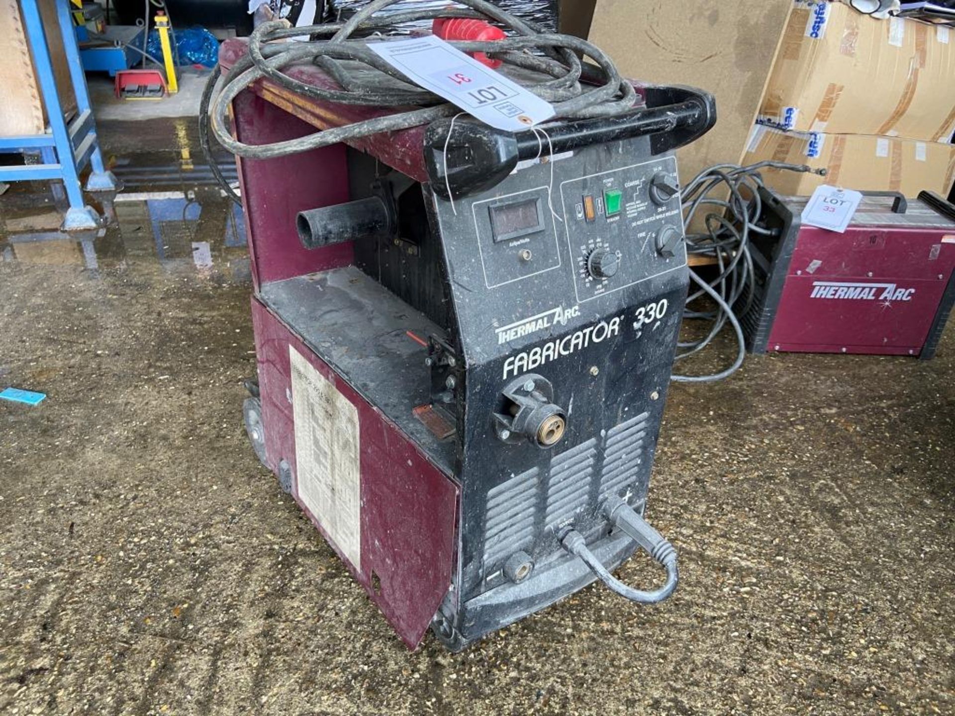 Thermal Arc Fabricator 330 mig welder s/n H324 010 A 706100C