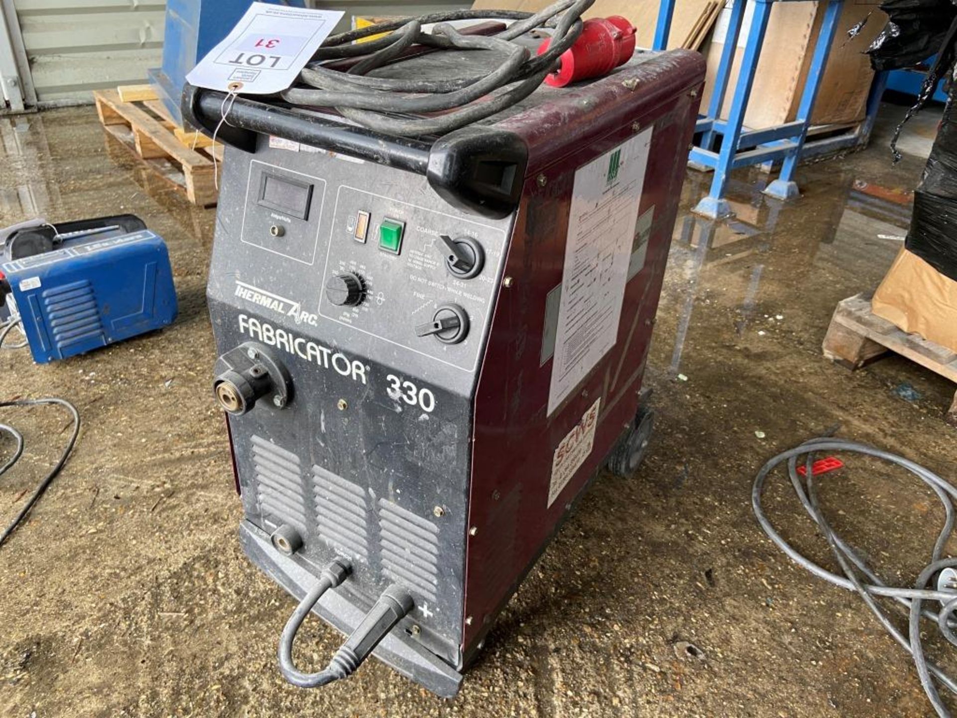 Thermal Arc Fabricator 330 mig welder s/n H324 010 A 706100C - Image 2 of 4