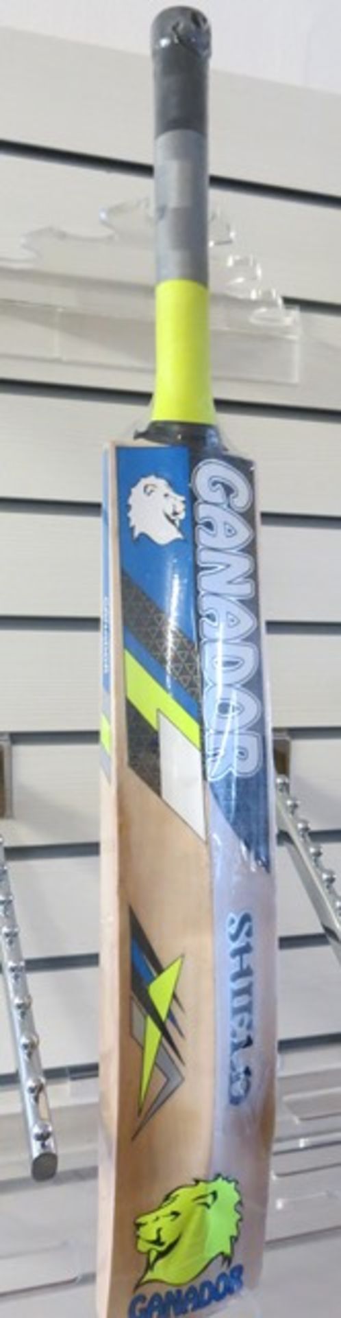 Ganador Shield Kashmir Willow adult size 6 short handle cricket Bat