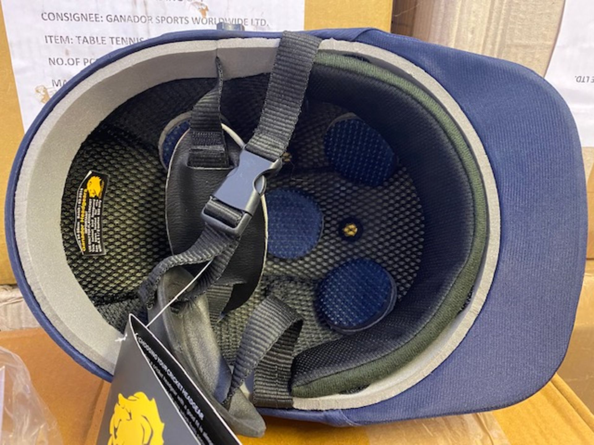 Thirty Six Ganador Shield cricket helmets size medium - Navy Blue - Image 3 of 4