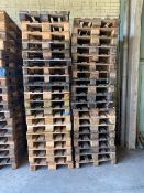 Approx 35 used Euro Pallets as lotted