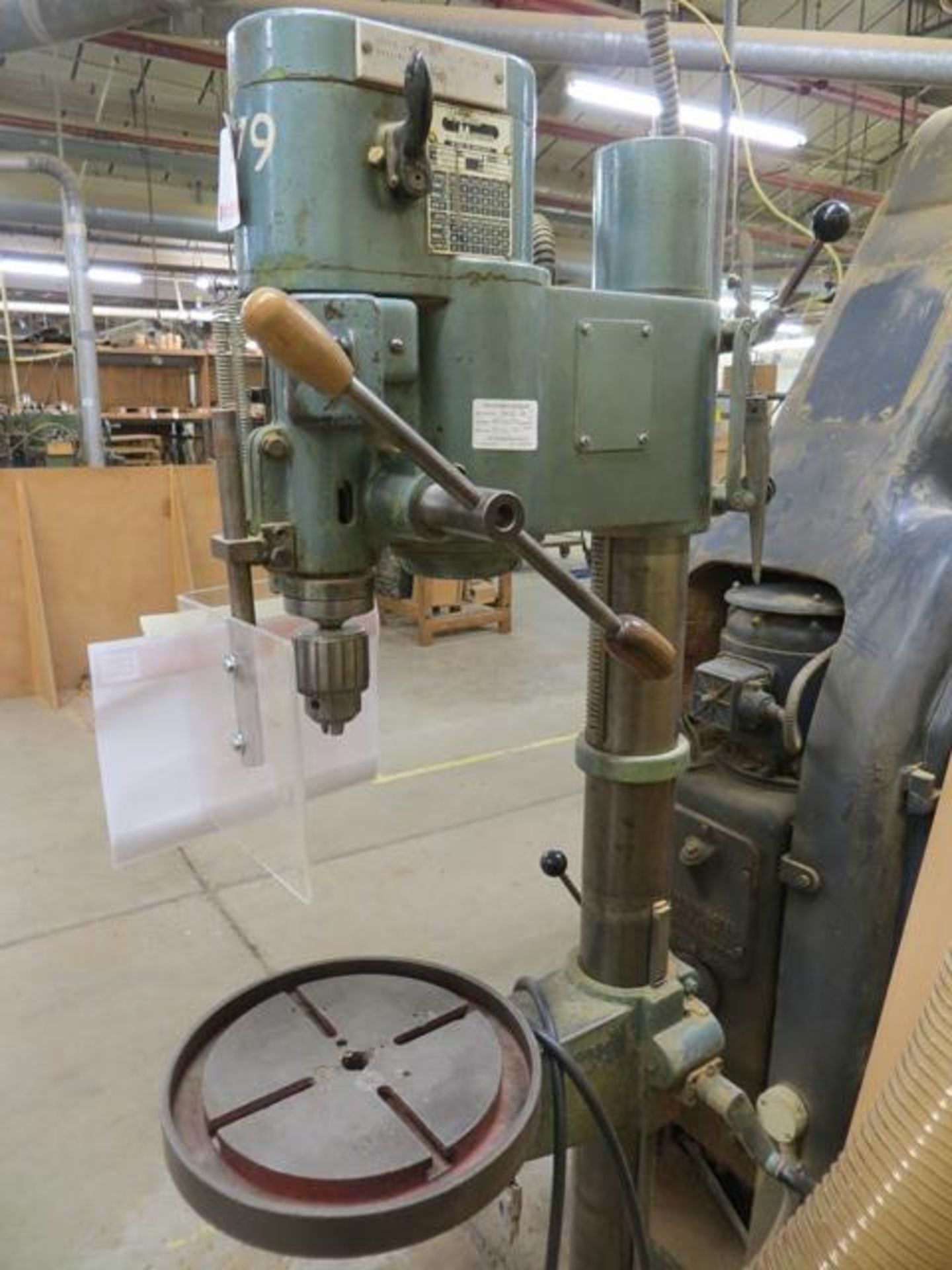 Buck & Hickman pillar drill slotted table type E100SL s/n 176250 (3 Phase) - Image 3 of 3