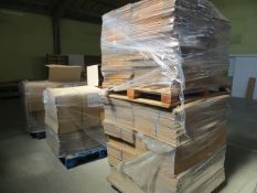 Two pallets of Action Point SP8952-1 standard carton cardboard packaging 355 x 355 x 350mm & two