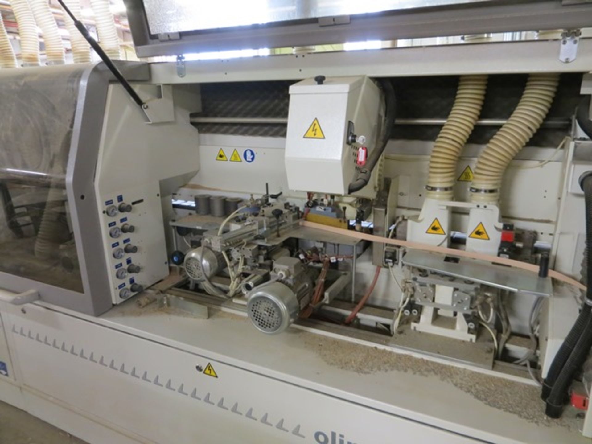 SCM Olympic S 1000 edge banding machine s/n AH/115561 (2011) (3 Phase) c/w qty of edge strips as - Image 4 of 7