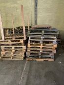 Approx 50 various sized used pallets as lotted