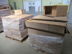 Pallet of cardboard packaging 654 x 317 x 317mm, Pallet of9" Mitre box cardboard packaging