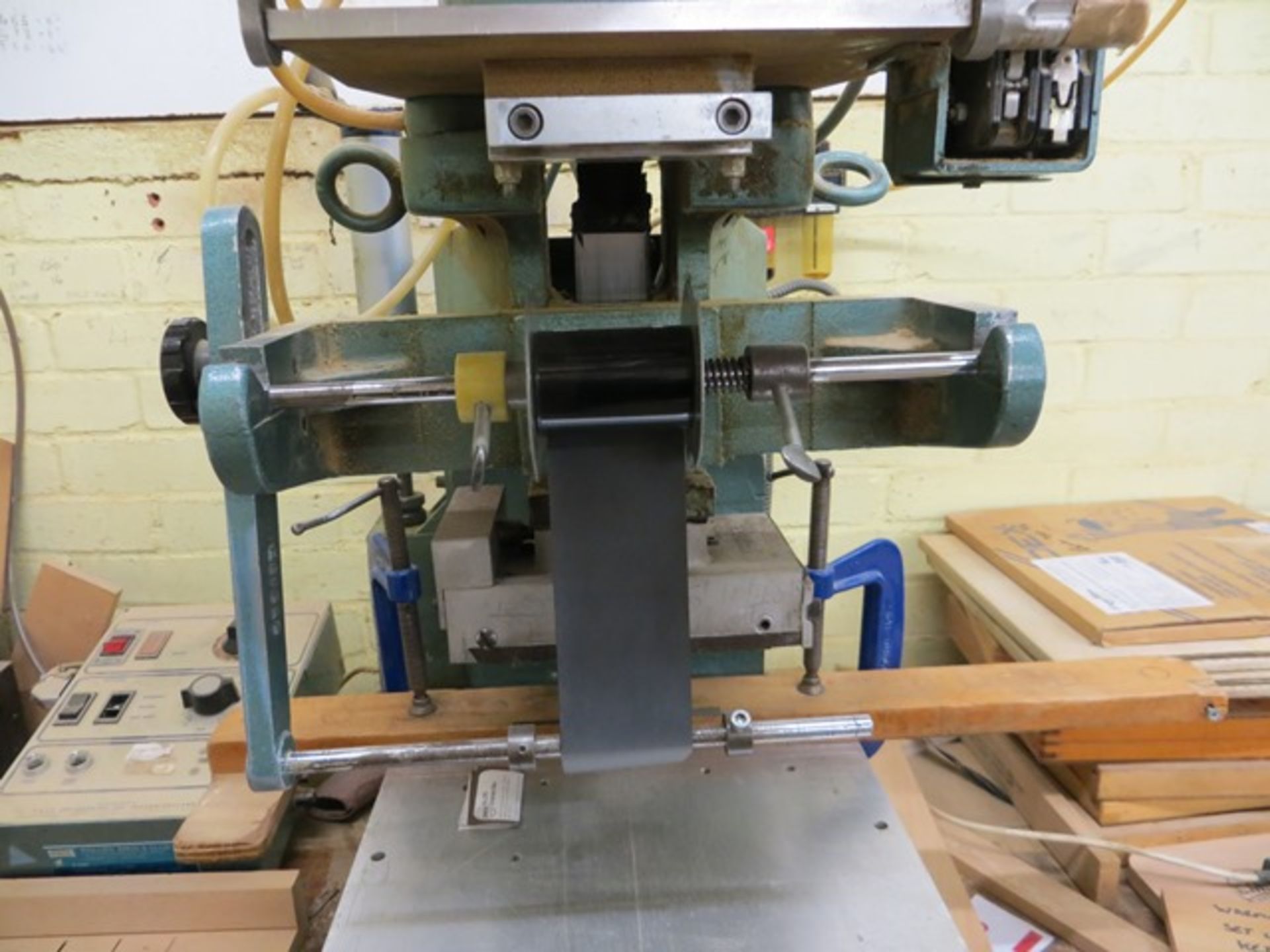 PB&E comet foil embossing machine Serial No. 292/1077745 240V c/w workbench & associated tooling - Image 3 of 5