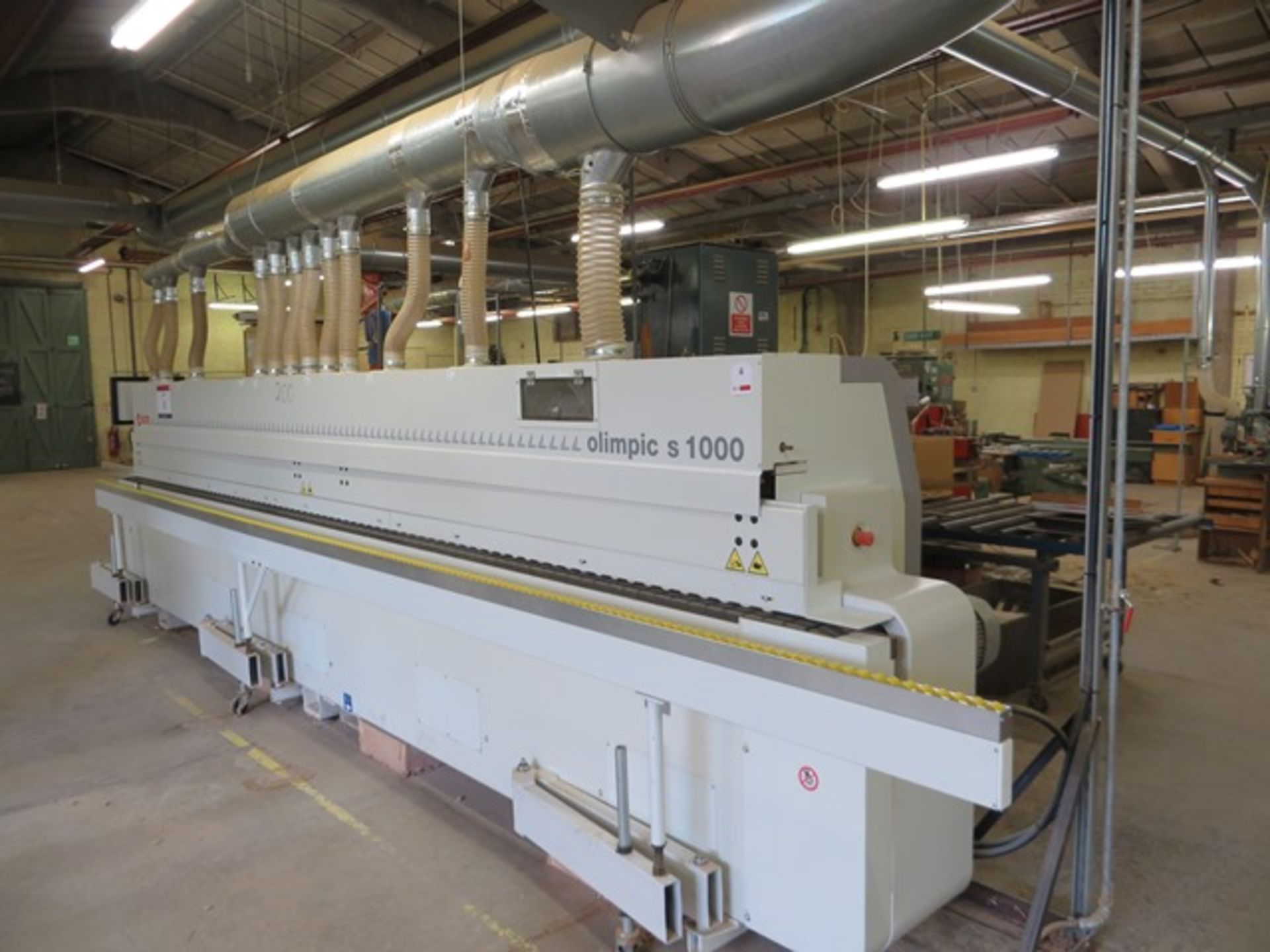 SCM Olympic S 1000 edge banding machine s/n AH/115561 (2011) (3 Phase) c/w qty of edge strips as - Image 3 of 7