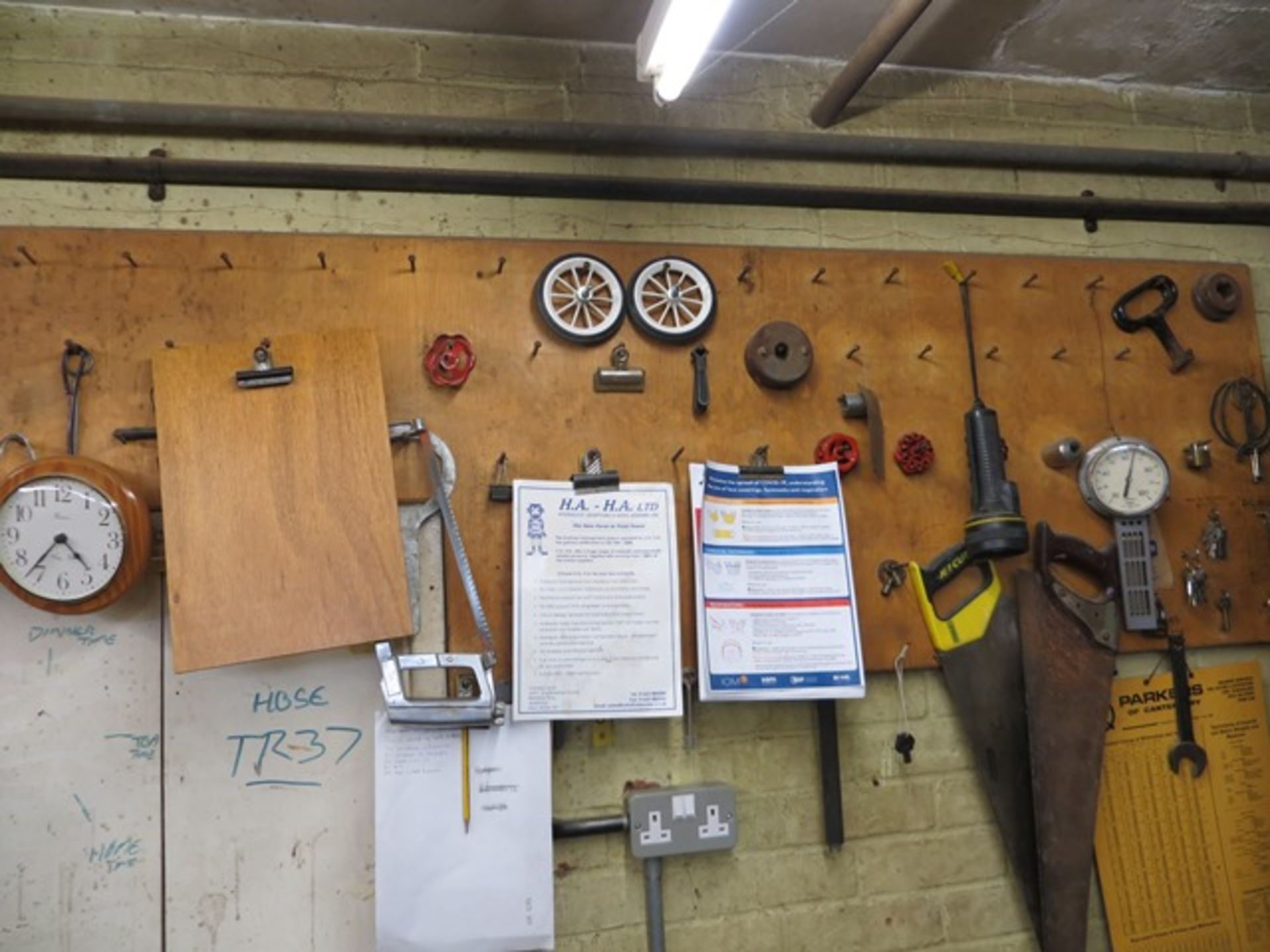 Machinest Bench with two steel vices, filing cabinet & stool - Image 3 of 3