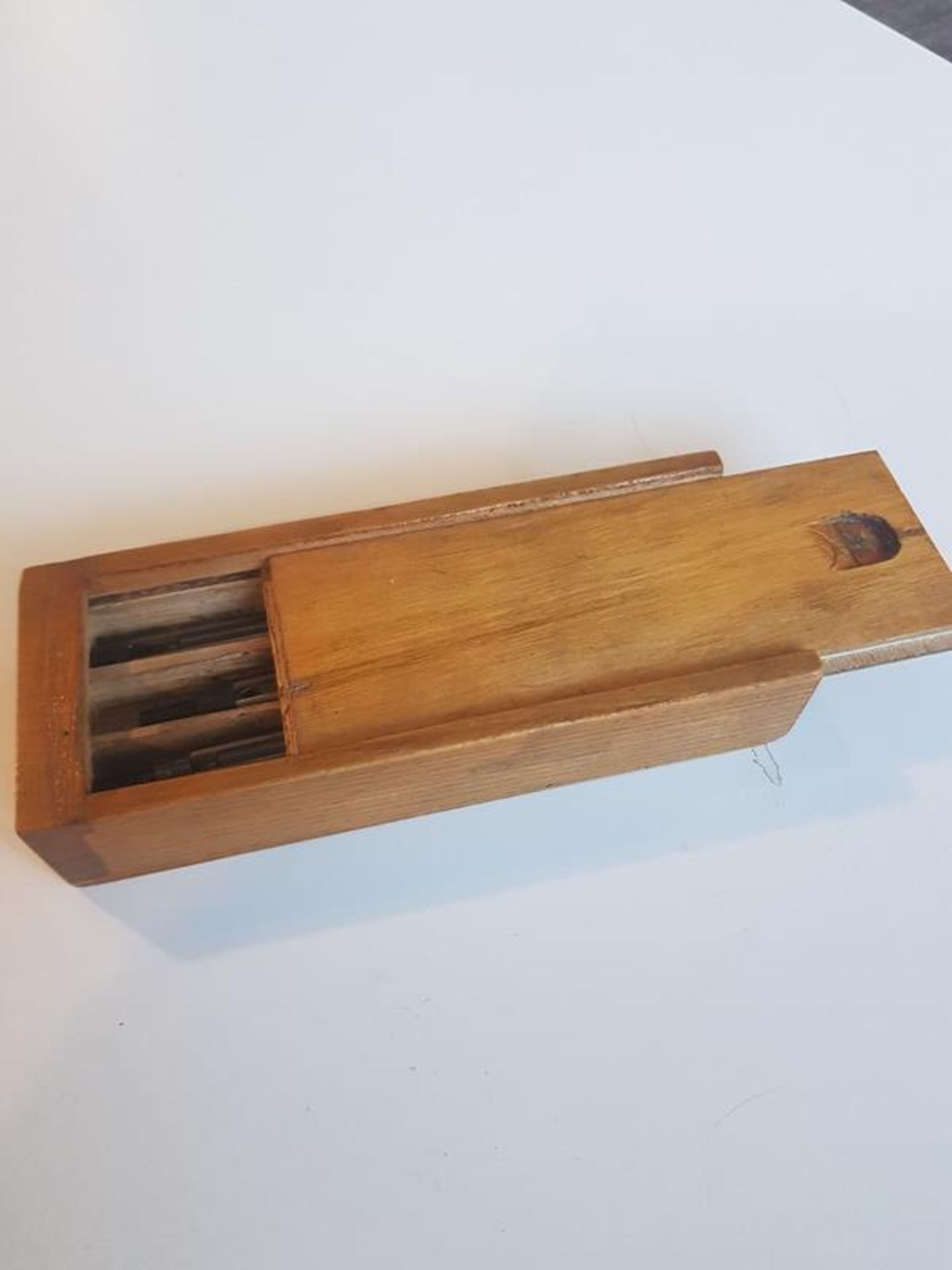 10mm bladed hole borer in hand made wooden box - Image 3 of 4