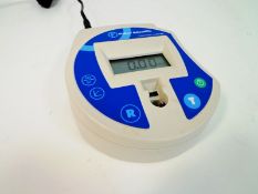 Fisherbrand Digital Colorimeter Model 45 unit measures the absorbance of particular wavelengths of