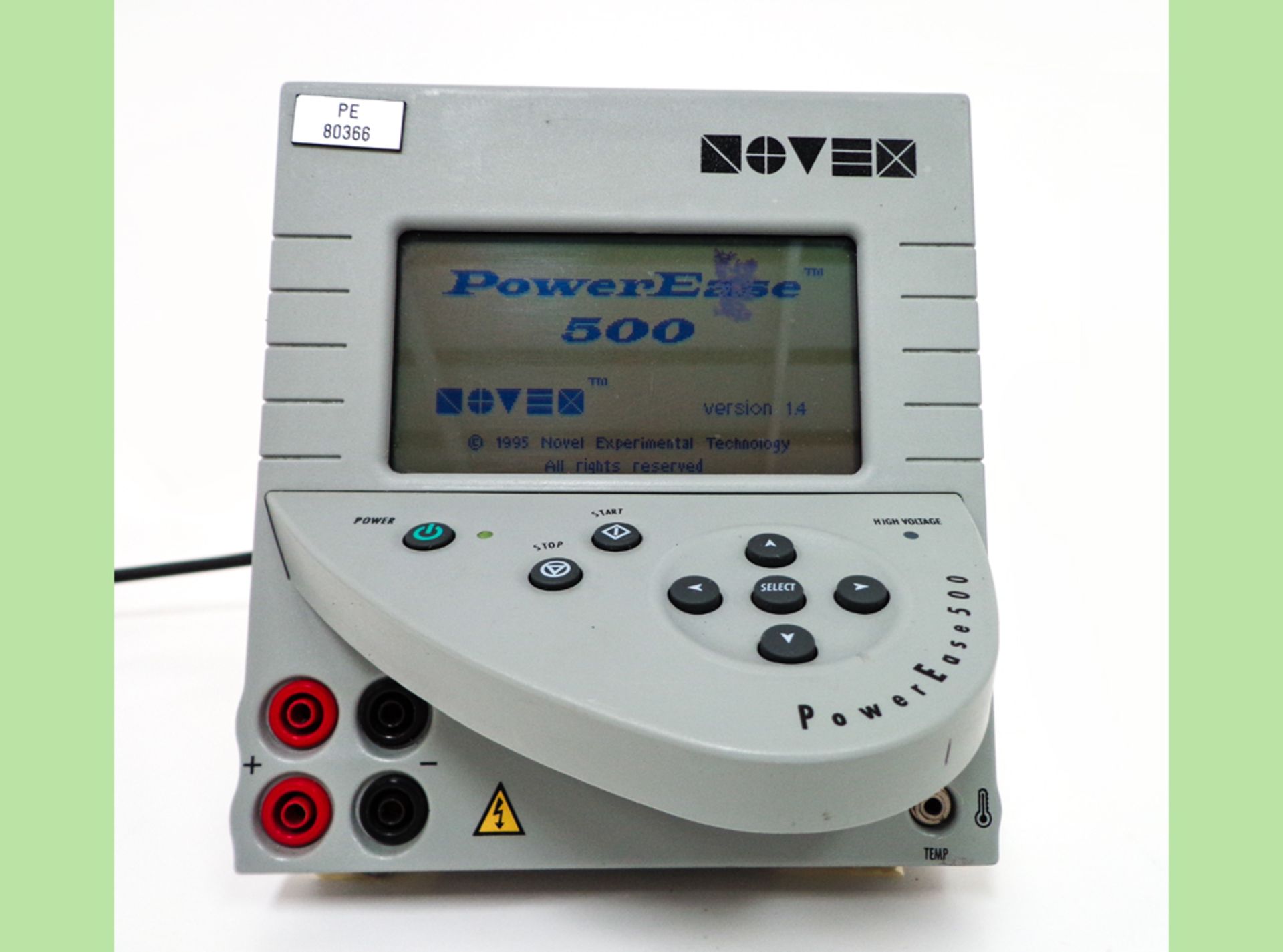 Novex PowerEase 500 is designed specifically for mini-gel electrophoresis. It offers extensive - Image 2 of 4