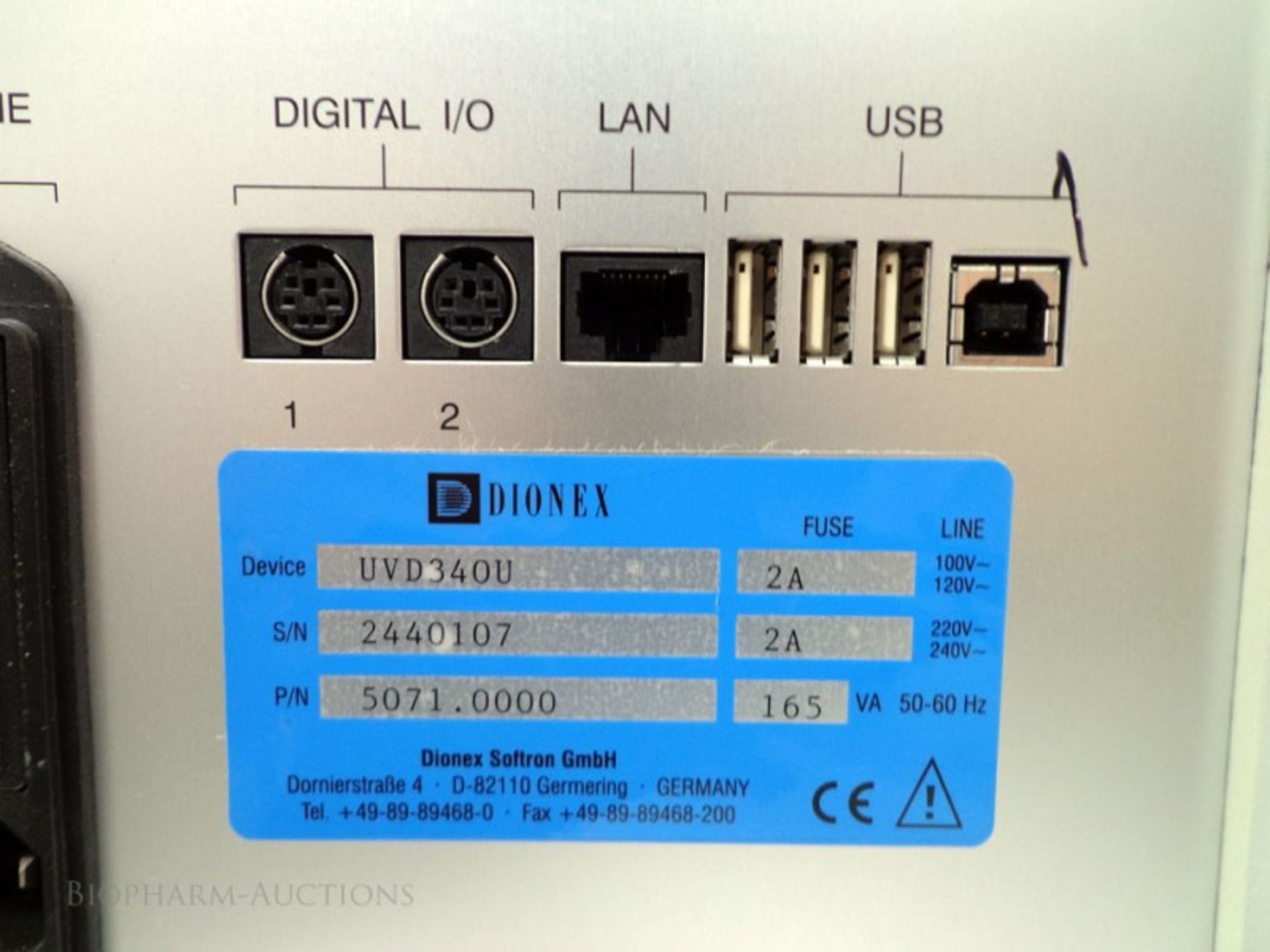 UVD 340U is a high performance photodiode array detector for use with modular HPLC systems. The - Image 3 of 5