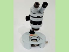 Binocular microscope - 10x eyepieces with integral objective lens: 6/ 12/ 25/ 50/. (WA11590)