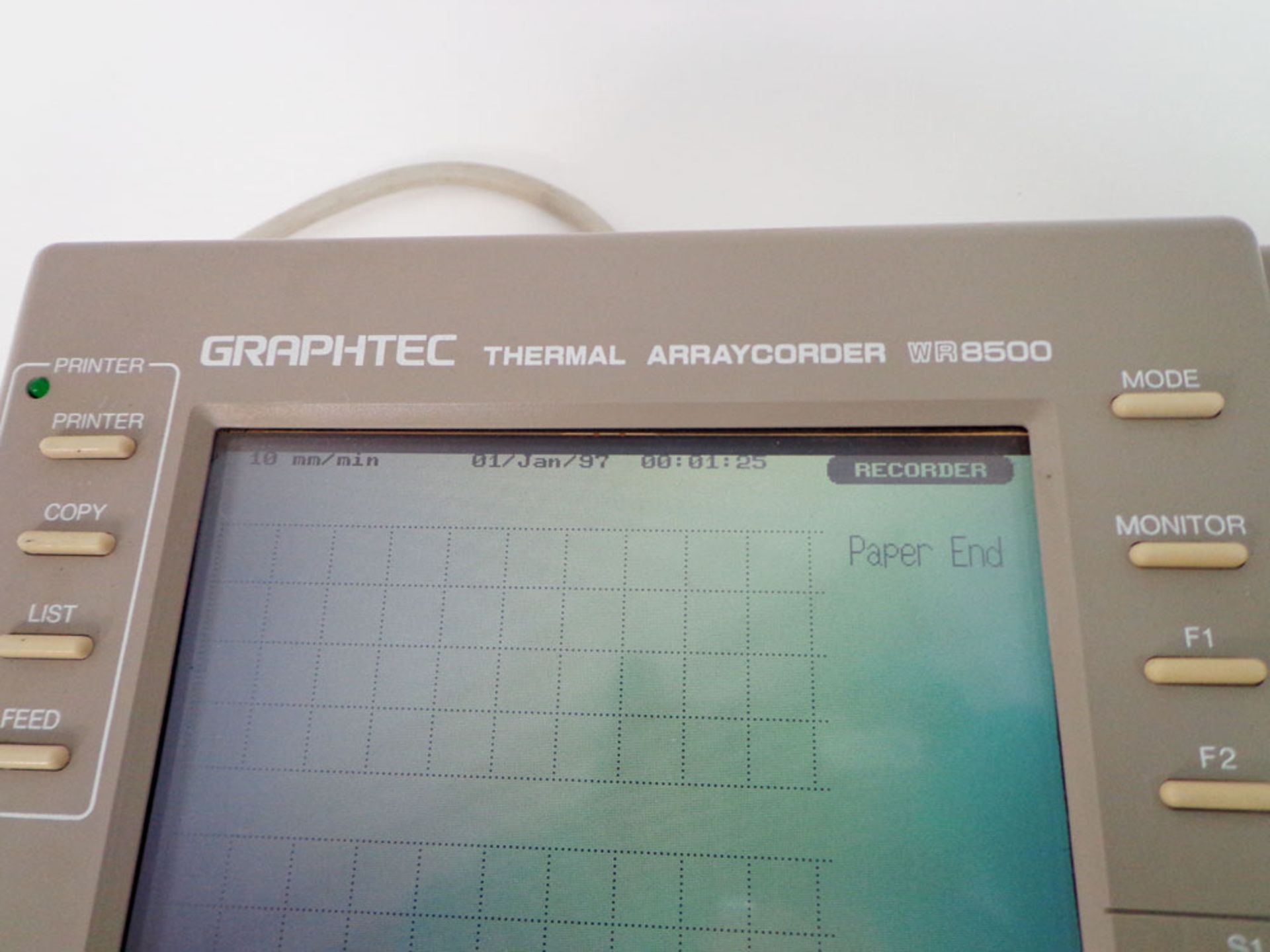 Graphtec Thermal Arraycorder WR8500 (WA13279) - Image 3 of 8