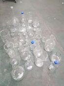 Assorted Glass bundle including many different items of Glass with a minimum of 40 Items.