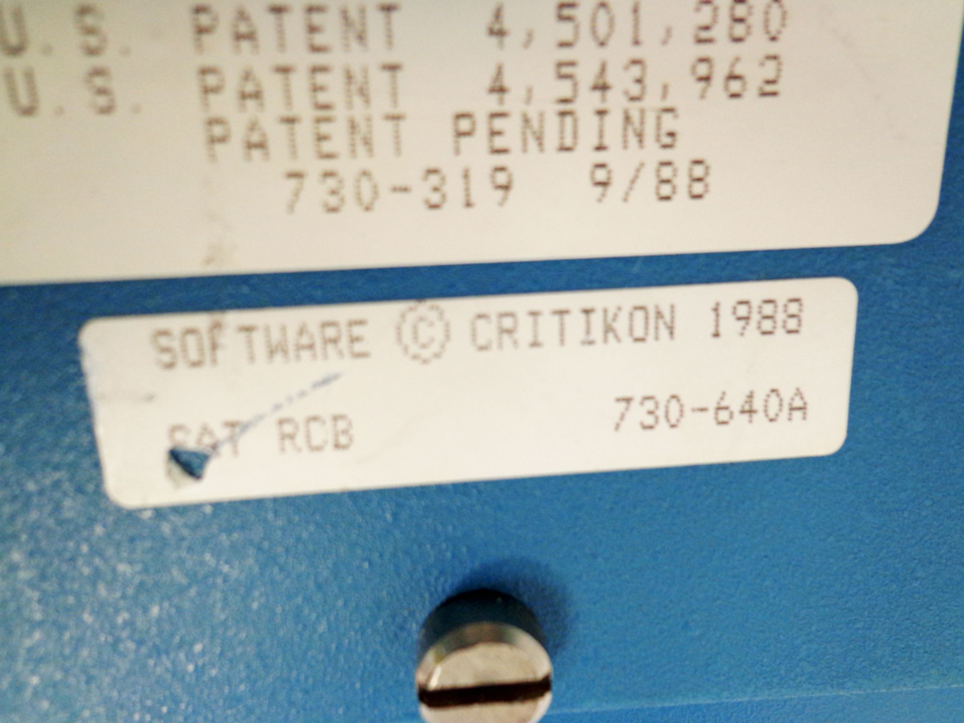 Critikon Dinamap 1846 SX Vital Signs Monitor with Integrated Oxytrak Pulse Oximeter (WA13254) - Image 8 of 8