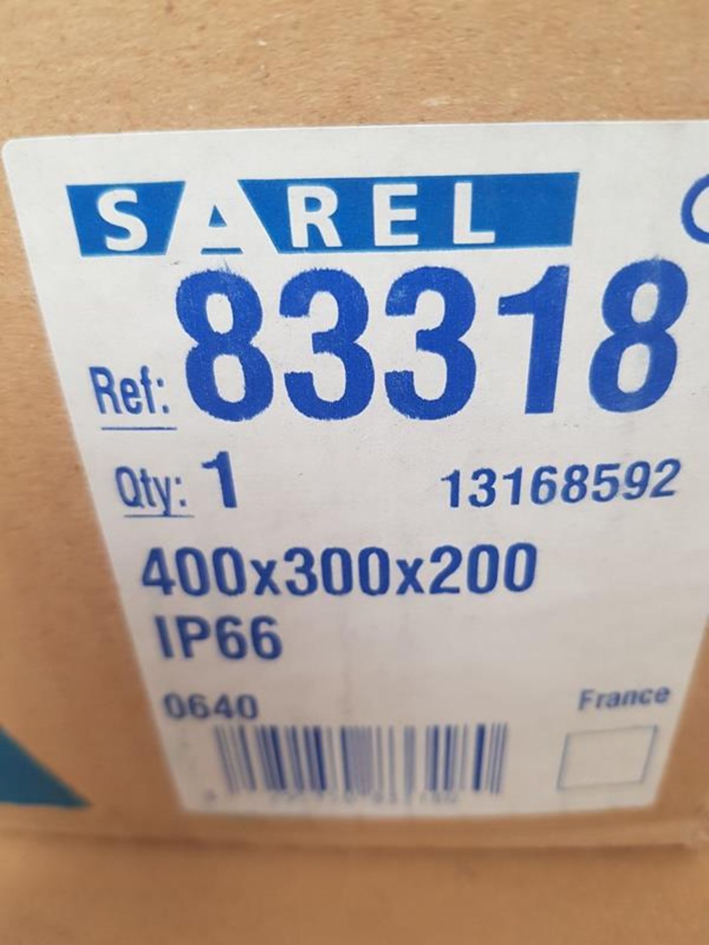 Sarel 83318 Electric cabinet, IP66, 400mm x 300mm x 200mm - Image 3 of 3