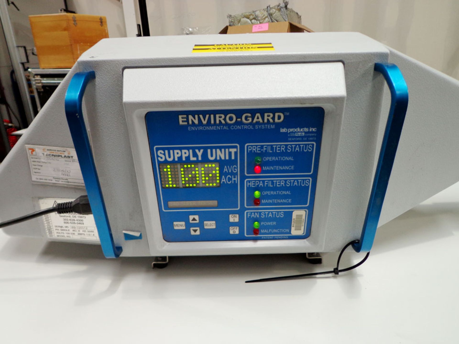 Lab Products Enviro-guard Environmental Control System Supply Unit, Model 59013. (WA12819) - Image 2 of 6