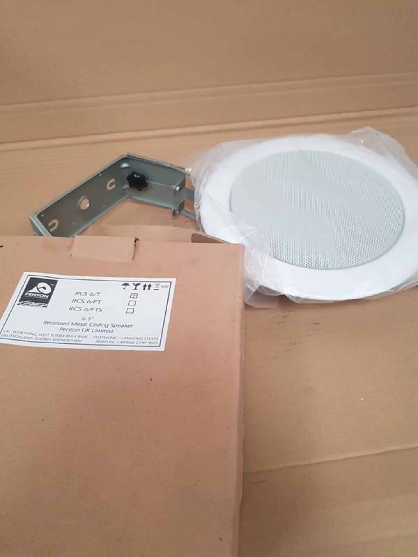 Penton RCS 6/T Recessed Metal Ceiling Speaker - unused in box - Image 3 of 4