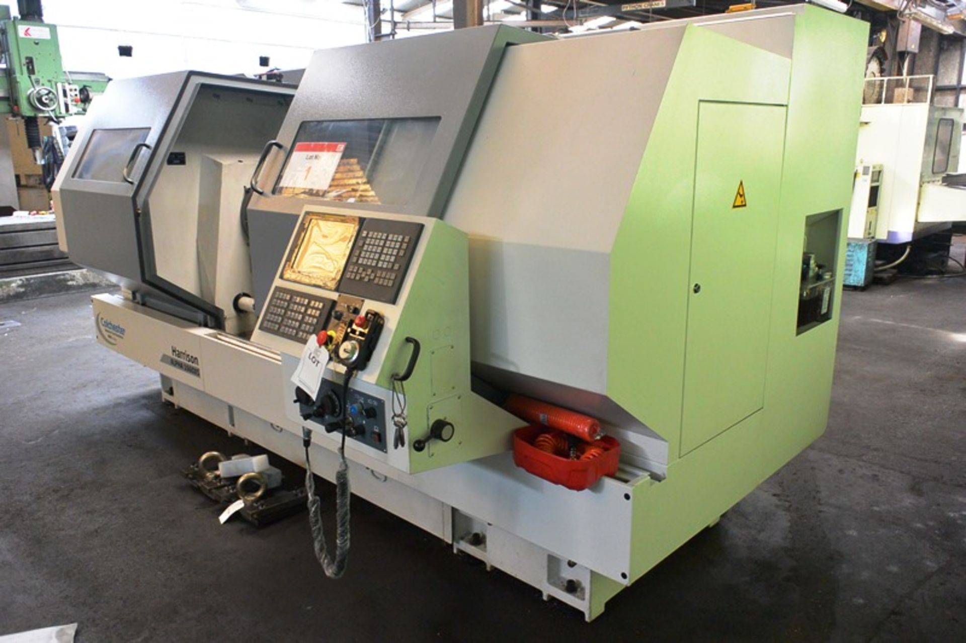 Harrison Alpha 1600XS CNC gap bed SS & SC centre lathe, serial no. XBS015 (2020), Fanuc Series Oi-TF - Image 9 of 16